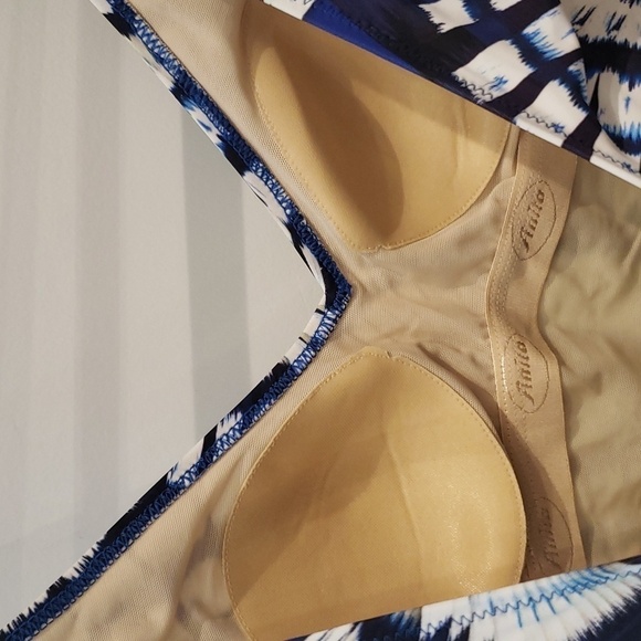 NWT Anita Swimsuit M1 7460 Sosana Womens One Piece Skirt Navy Blue Cup C 10/11 - Picture 3 of 9